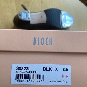 Bloch Showtapper Women's heeled tap shoe - black size 8.5